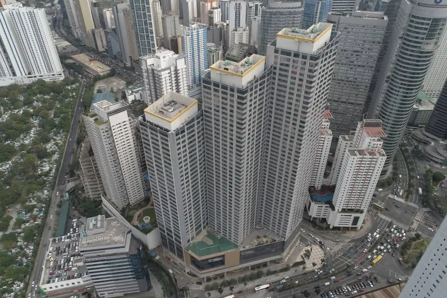 Alphaland Makati Place in Makati City, facade maintenance project by Balda & Calalang Co.
